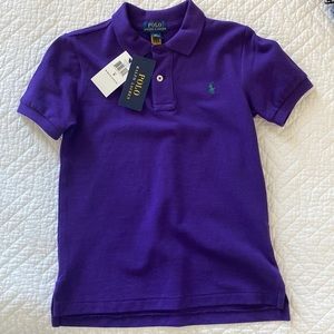 Classic purple polo size 6